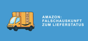 Lieferfahrzeug von Amazon